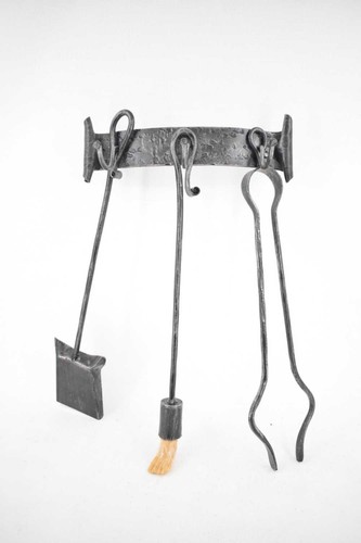 Three fireplace accessories - three,