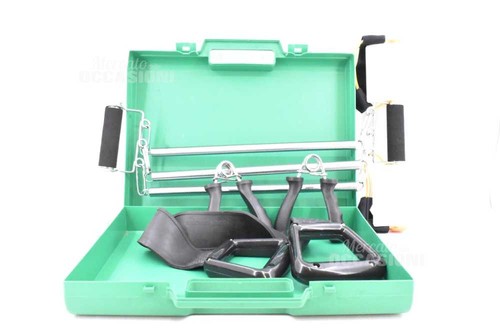 Green suitcase arm sports - suitcase,