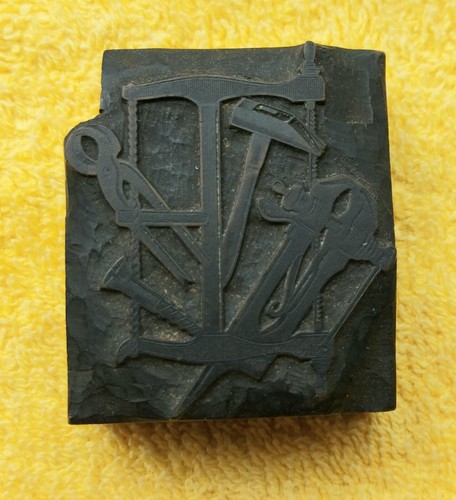 Antique wood carved printing - wood,